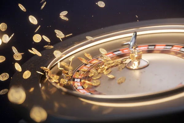 A woman smiling while playing online games on her laptop, surrounded by neon casino elements, showcasing PHILPOWER’s diverse game collection.